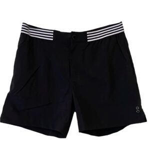 Black Striped Men's Shorts